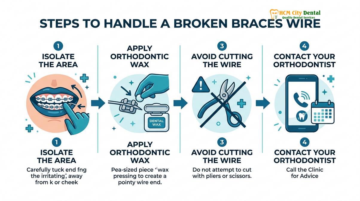 Summary diagram of broken braces wire vietnam