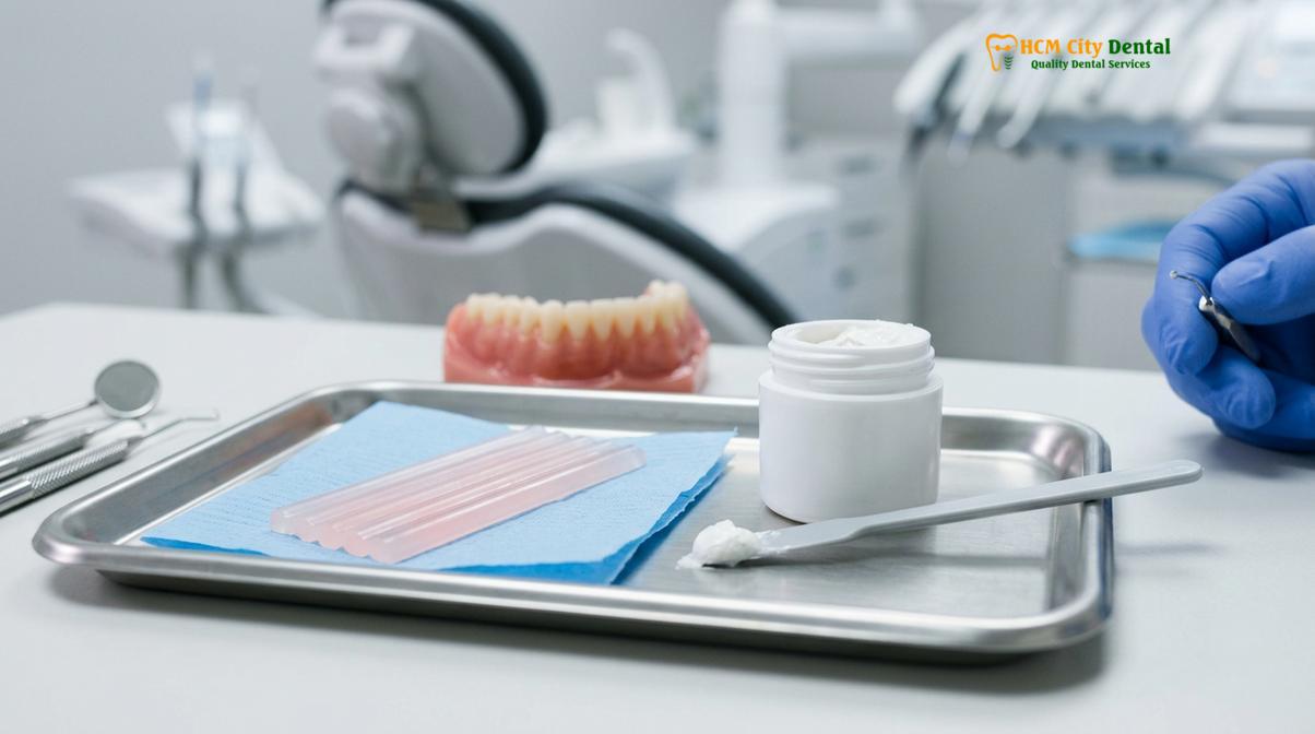 Visual description of broken crown tooth