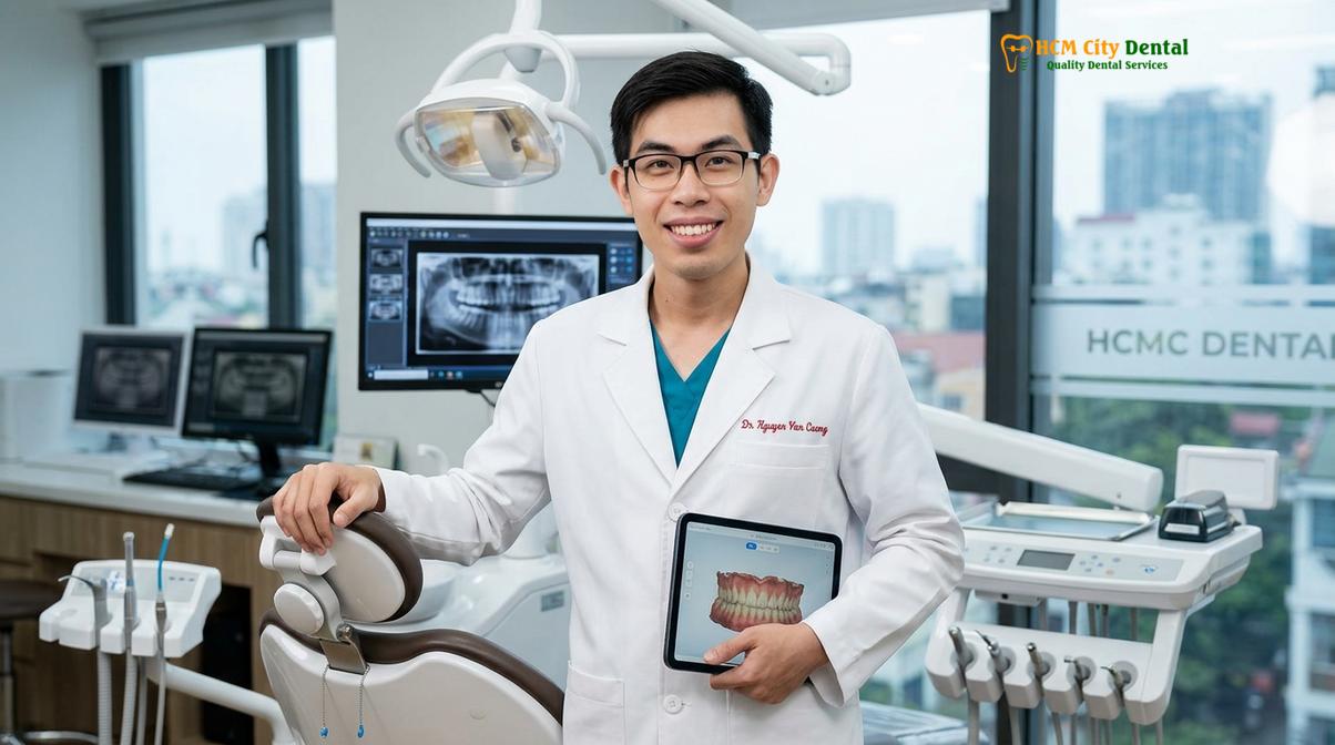 Dr. Nguyen Van Cuong DDS at HCMC Dental Clinic