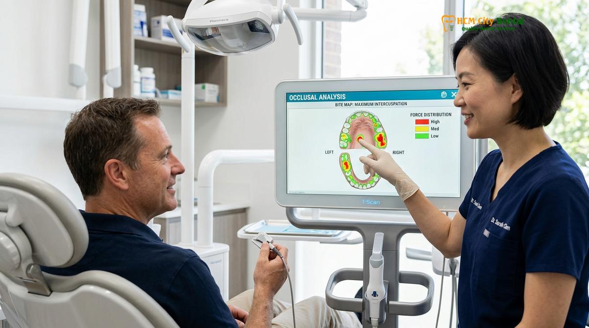 Clinical photography related to Teeth Grinding Headaches