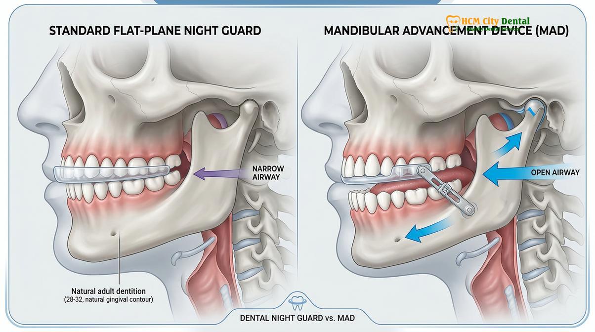 Visual description of bruxism sleep apnea connection