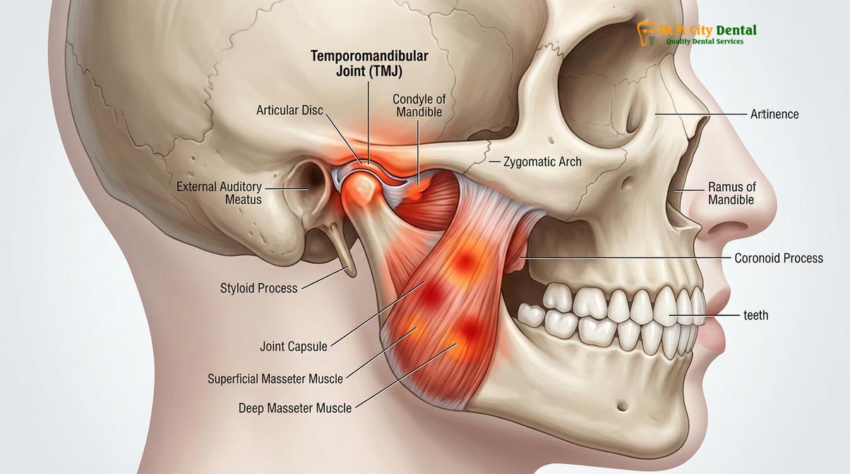 Visual description of bruxism symptoms warning signs