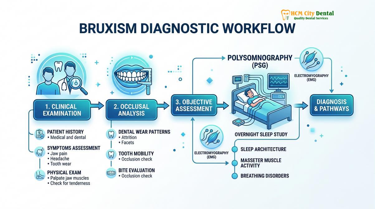 Summary diagram of Bruxism Symptoms and Signs