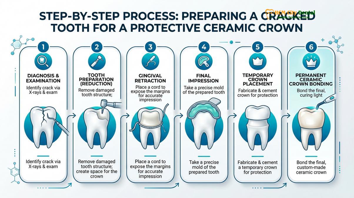 Summary diagram of can cracked tooth heal itself