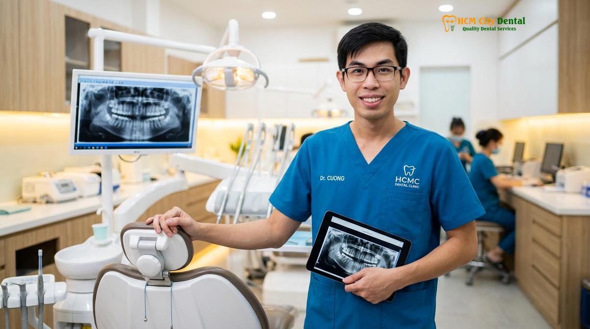 Dr. Nguyen Van Cuong DDS at HCMC Dental Clinic