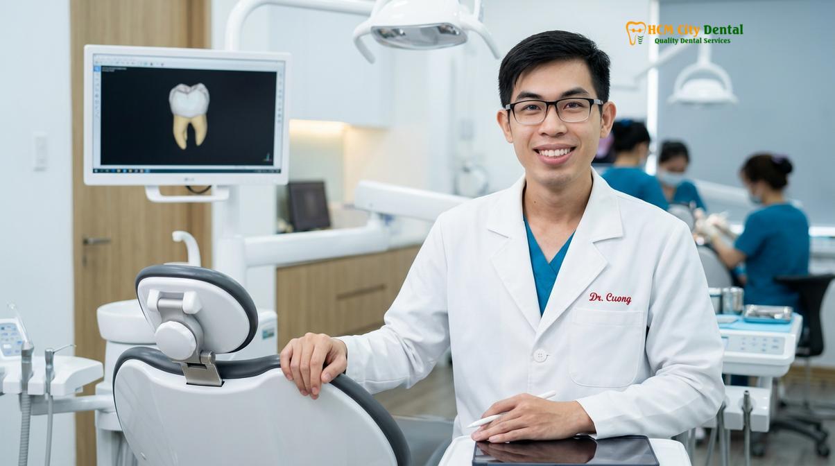 Dr. Nguyen Van Cuong DDS at HCMC Dental Clinic