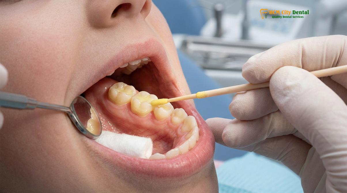 Visual description of how often child see dentist