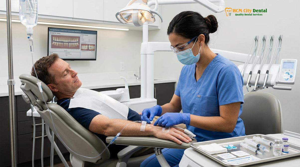 Clinical photography related to conscious sedation vs unconscious sedation dentistry