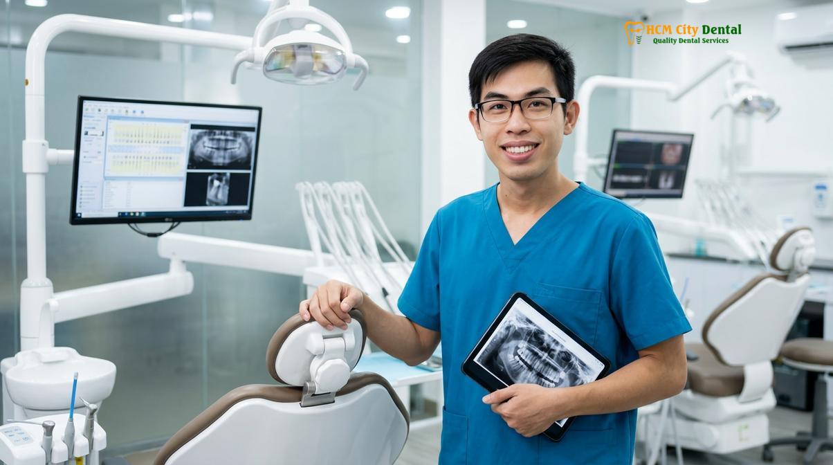 Dr. Nguyen Van Cuong DDS at HCMC Dental Clinic
