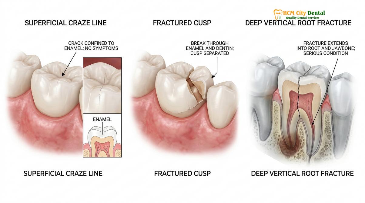 Visual illustration of Cracked Tooth Root Canal