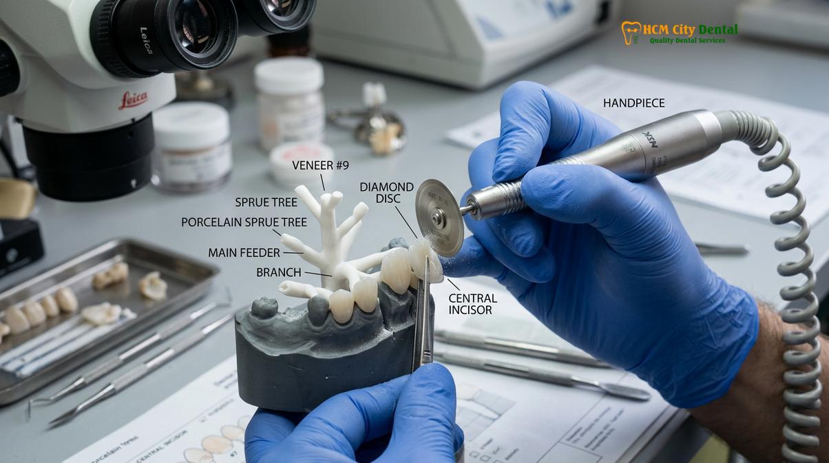 Clinical photography related to crown after root canal
