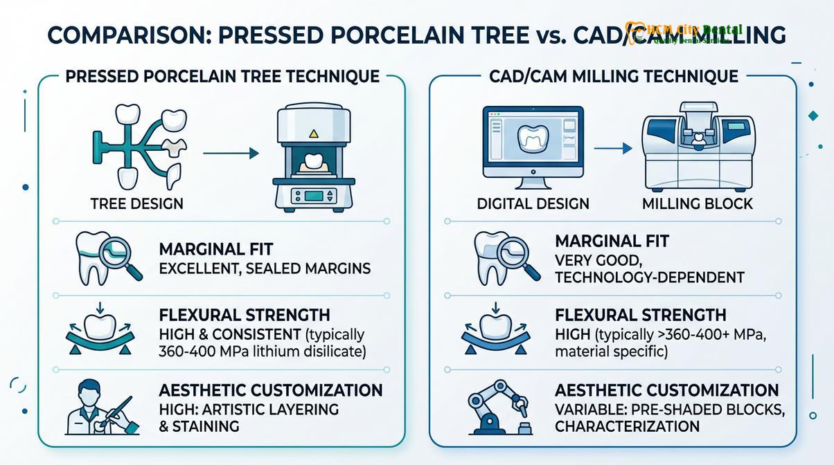 Summary diagram of crown after root canal
