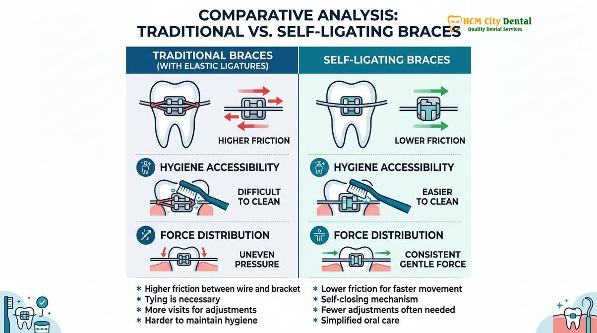 Visual illustration of damon system braces cost