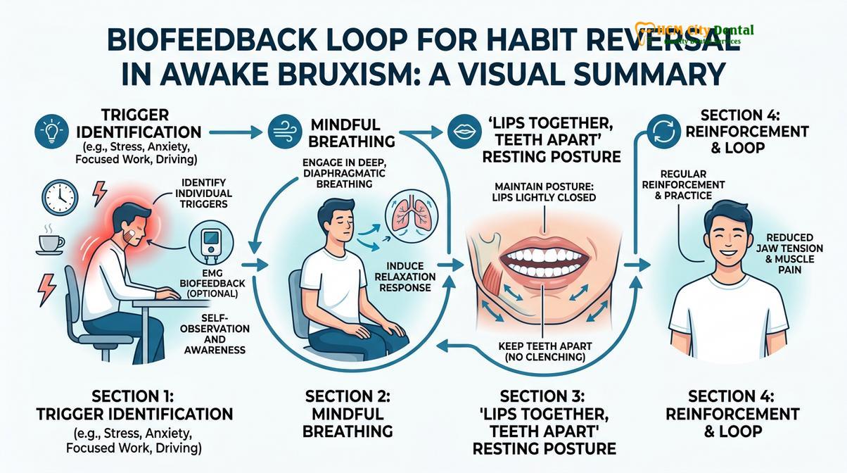 Summary diagram of Daytime Bruxism Jaw Clenching