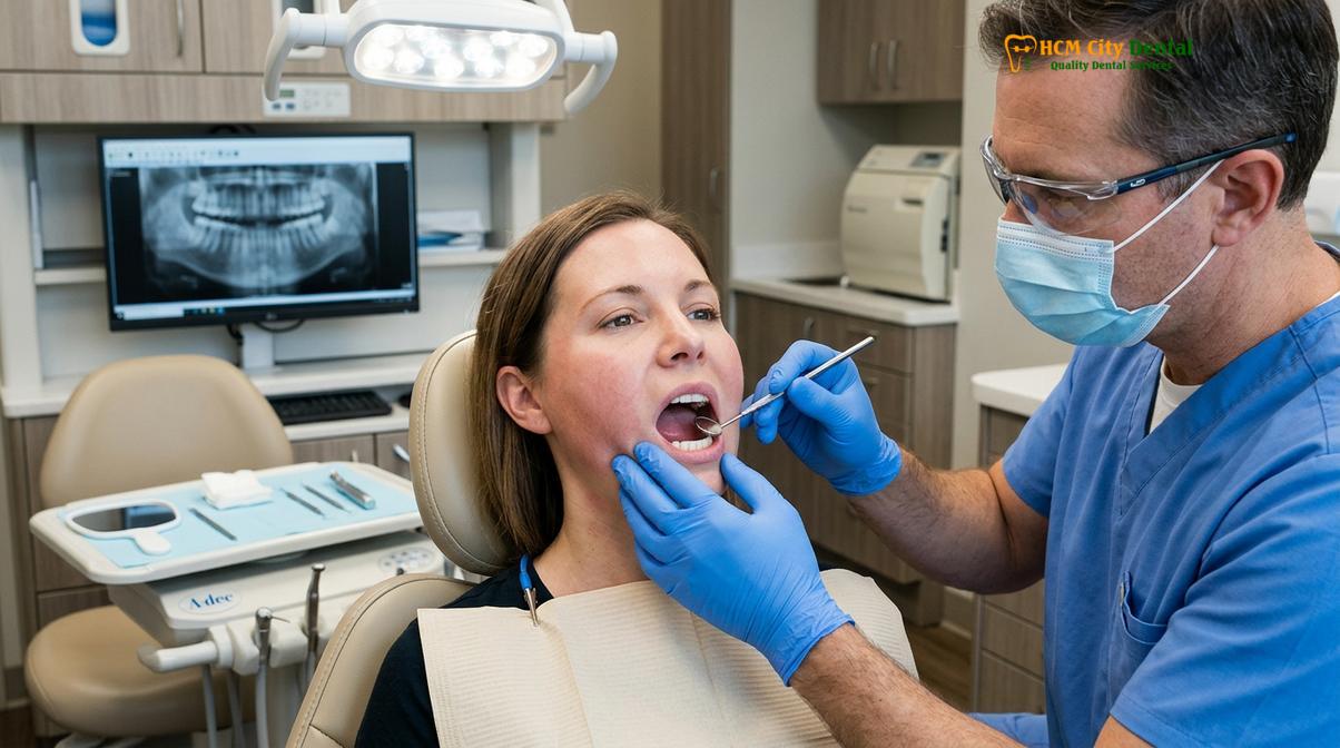 Clinical photography related to dental abscess vietnam emergency