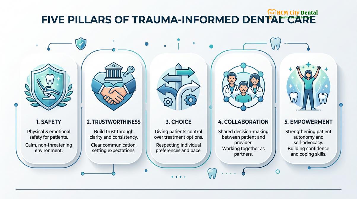Summary diagram of dental anxiety after traumatic experience