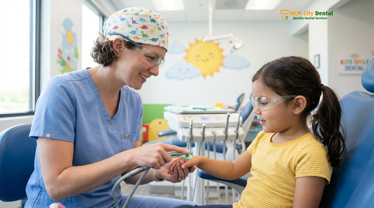 Visual illustration of dental anxiety children