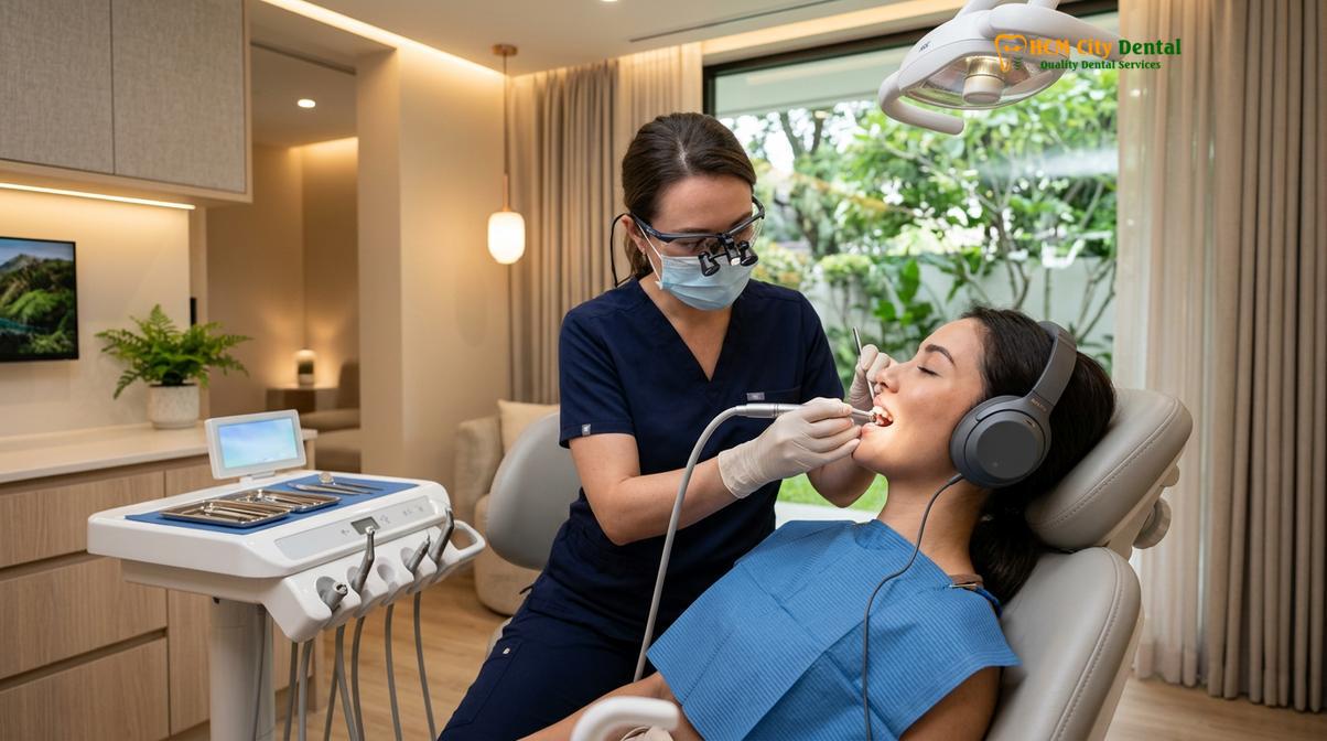 Clinical photography related to Dental Anxiety Root Canal Saigon