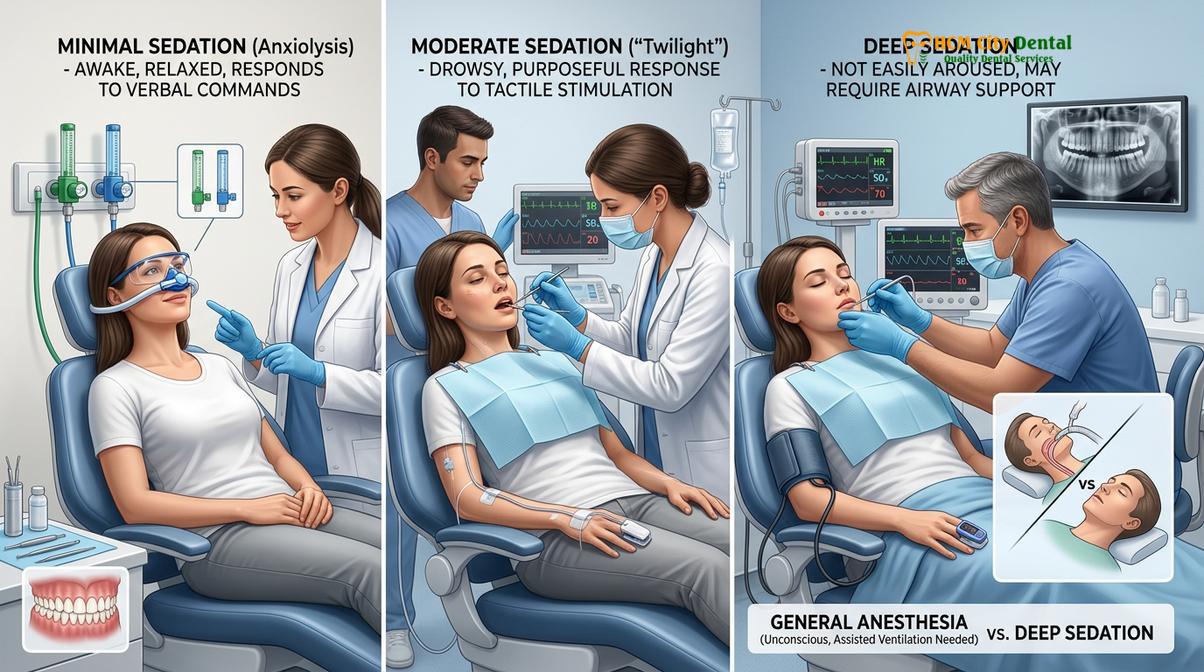 Visual description of dental anxiety medications list