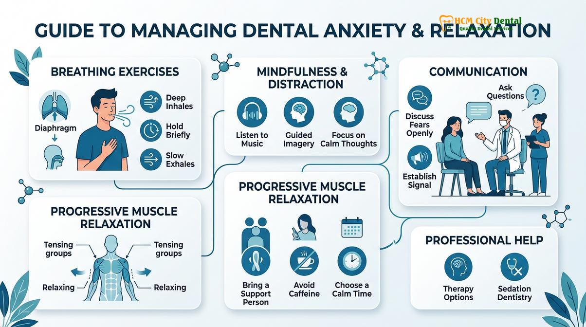 Summary diagram of dental anxiety medications list
