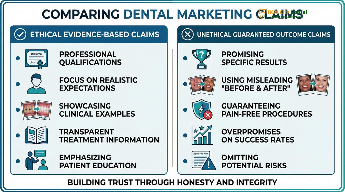 Summary diagram of dental care blogs