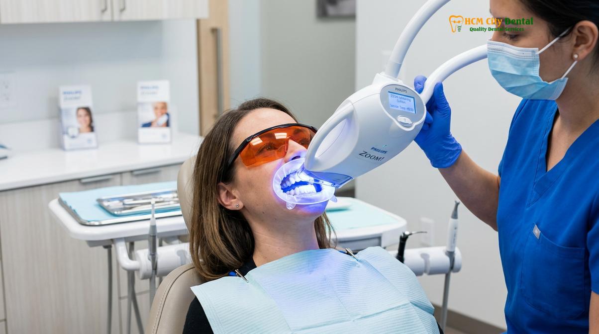 Clinical photography related to Dental Care Package Cleaning Whitening Filling Combo