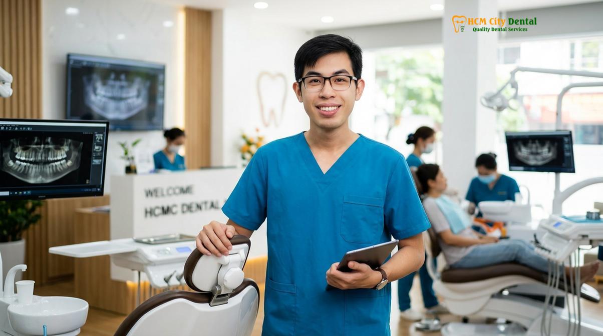 Dr. Nguyen Van Cuong DDS at HCMC Dental Clinic