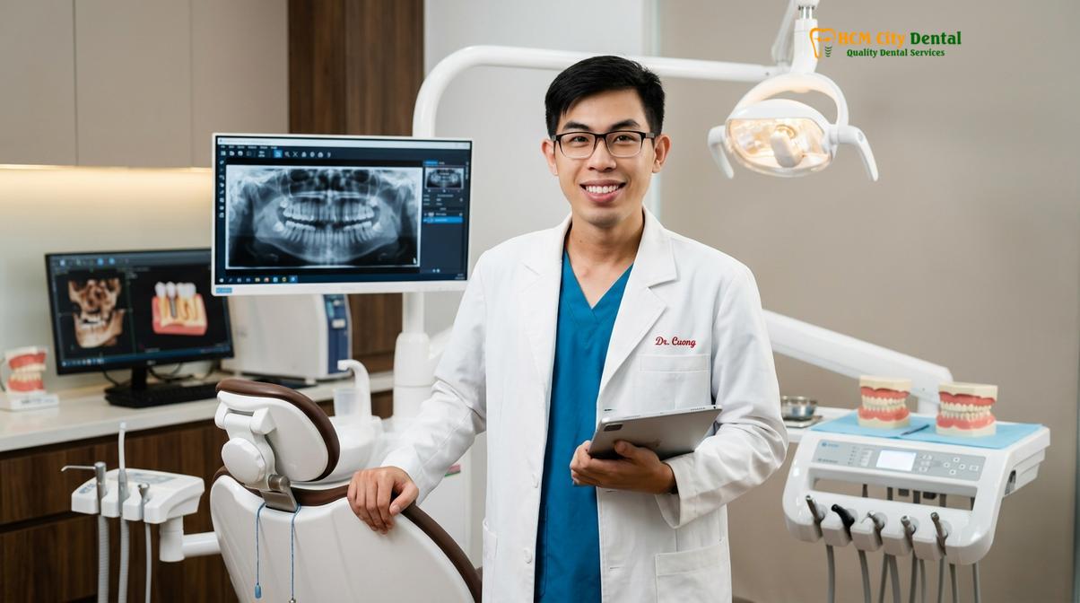 Dr. Nguyen Van Cuong DDS at HCMC Dental Clinic