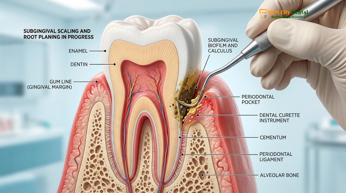 Visual description of Dental Cleaning Cost Vietnam vs USA