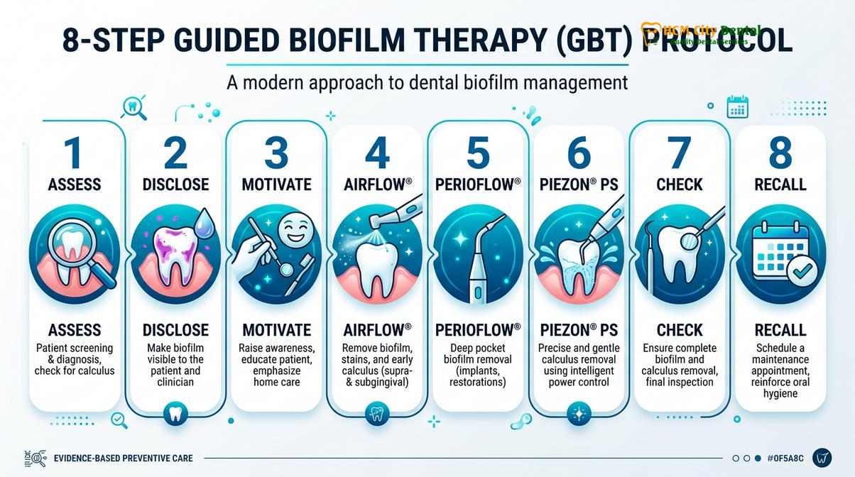 Summary diagram of dental cleaning diabetics periodontal care