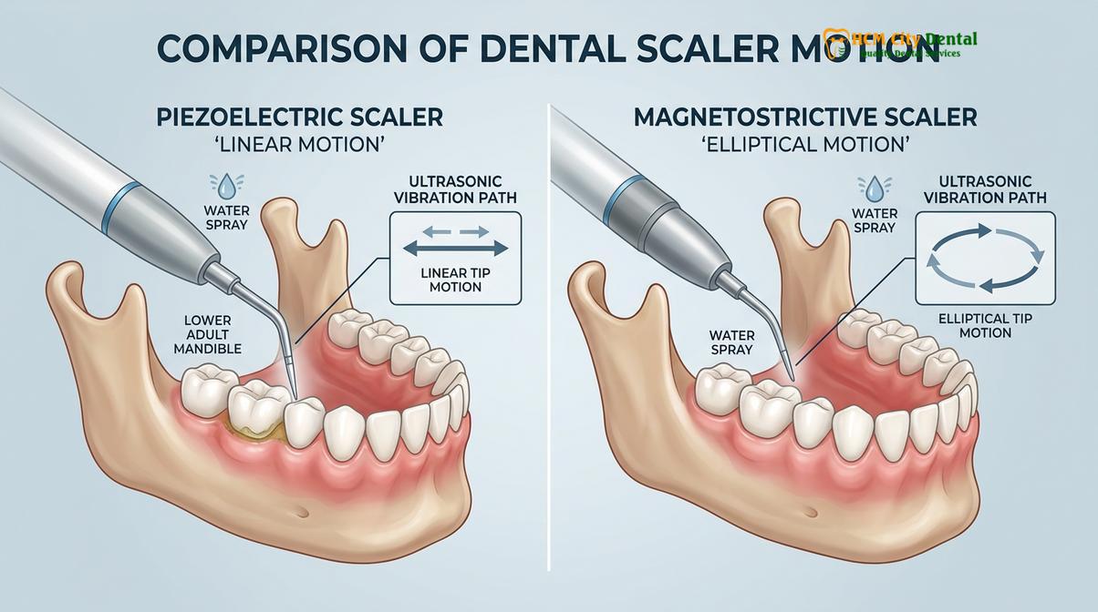 Visual description of dental cleaning smokers tobacco stains
