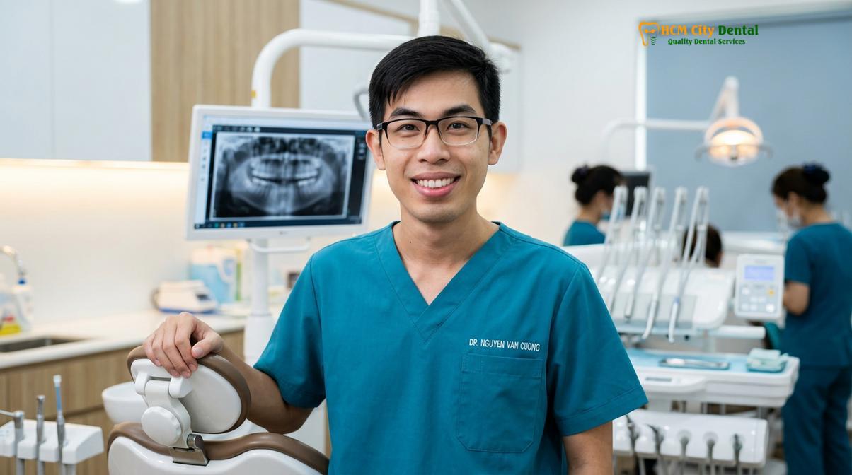 Dr. Nguyen Van Cuong DDS at HCMC Dental Clinic