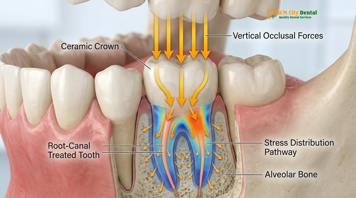 Clinical photography related to Crown After Root Canal