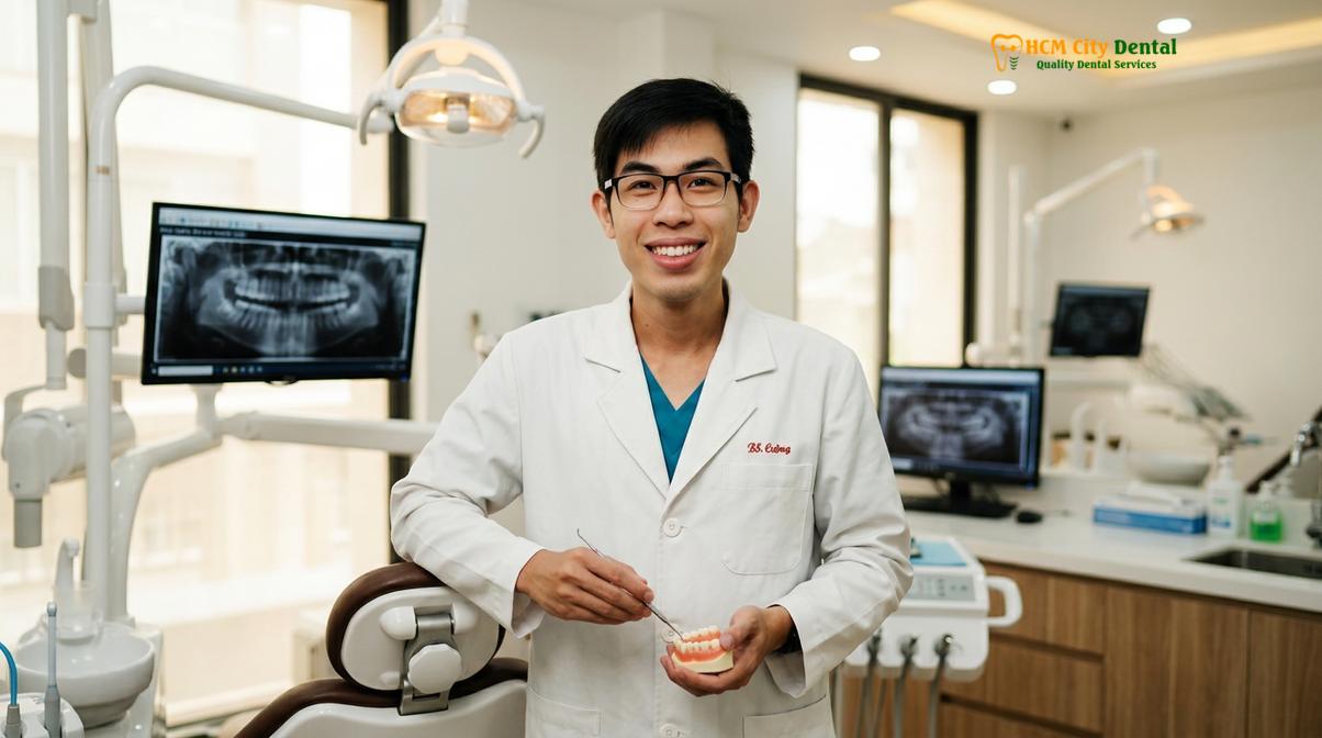 Dr. Nguyen Van Cuong DDS at HCMC Dental Clinic