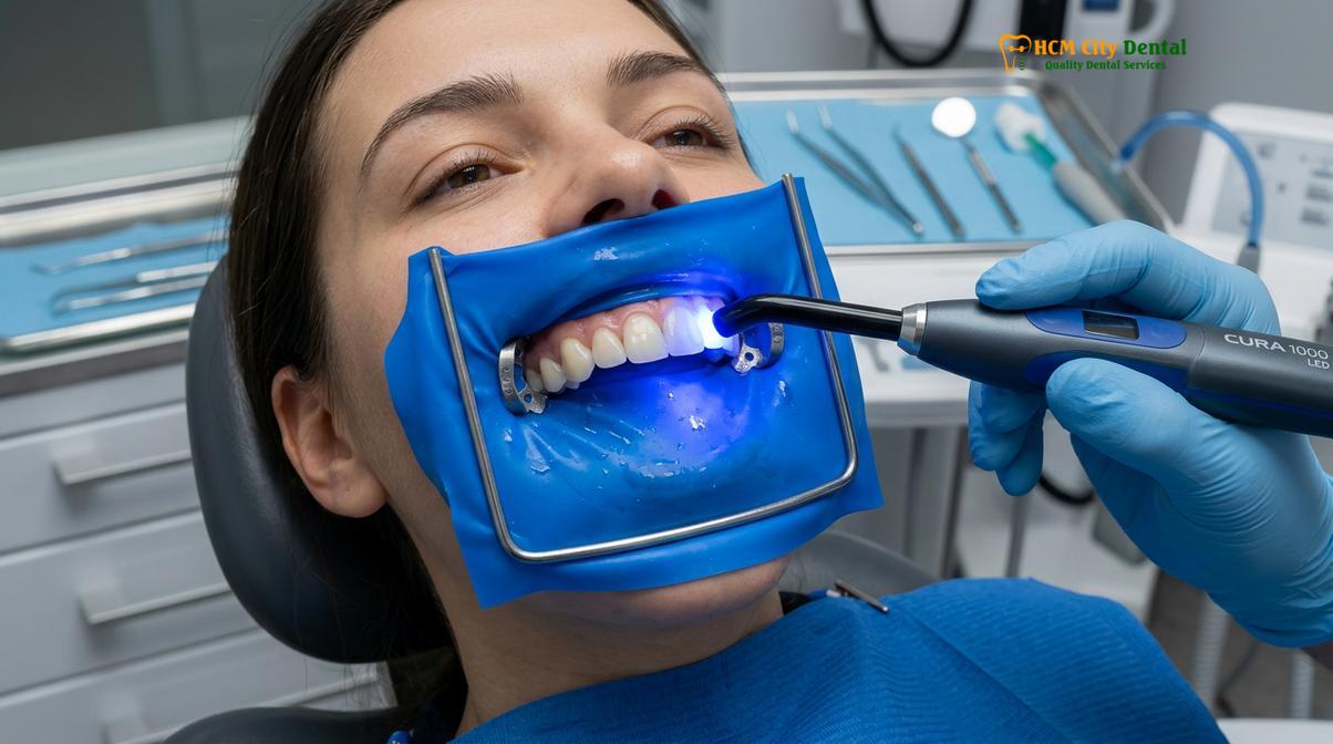 Visual description of dental crown cap