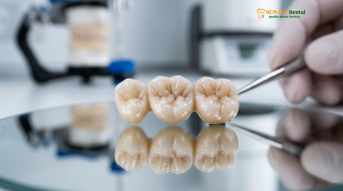 Visual description of dental crown cost vietnam vs usa