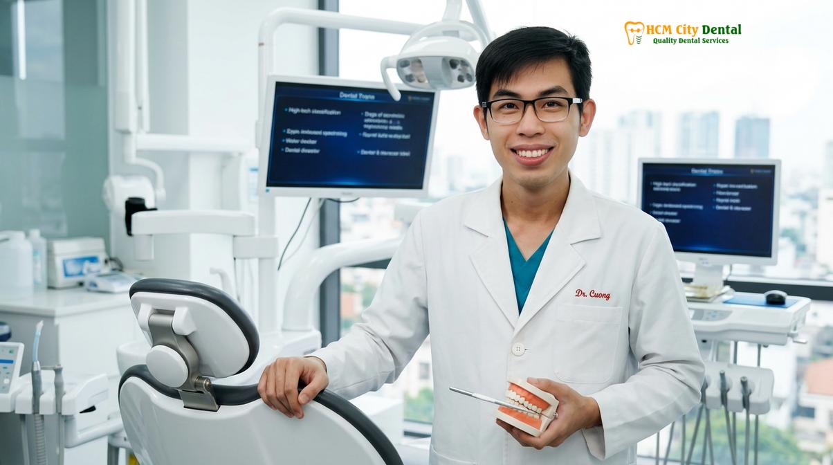 Dr. Nguyen Van Cuong DDS at HCMC Dental Clinic