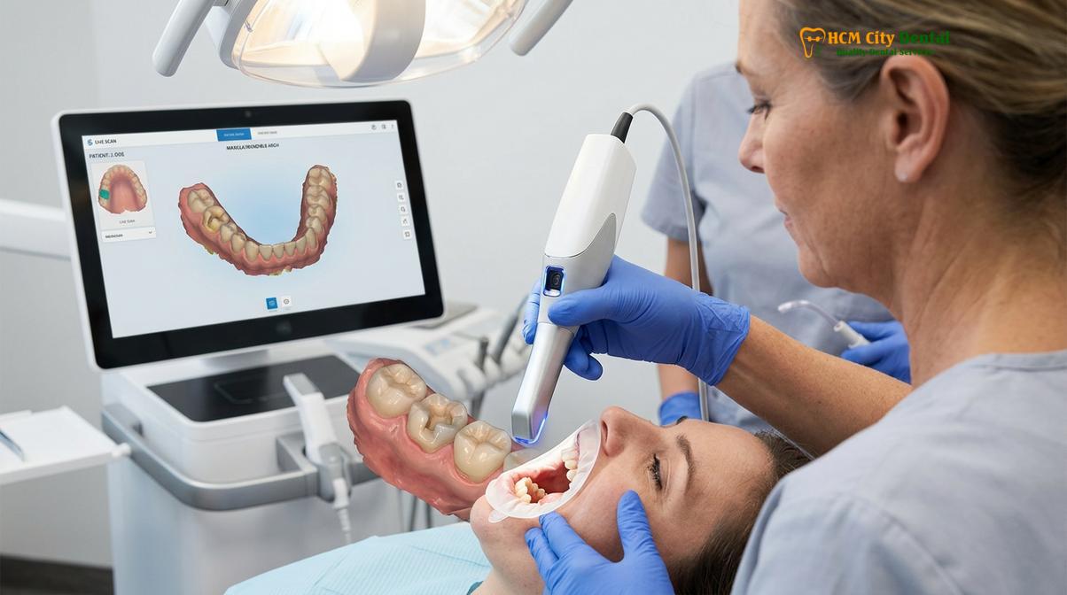 Visual illustration of Dental Filling Cost Vietnam vs UK Singapore