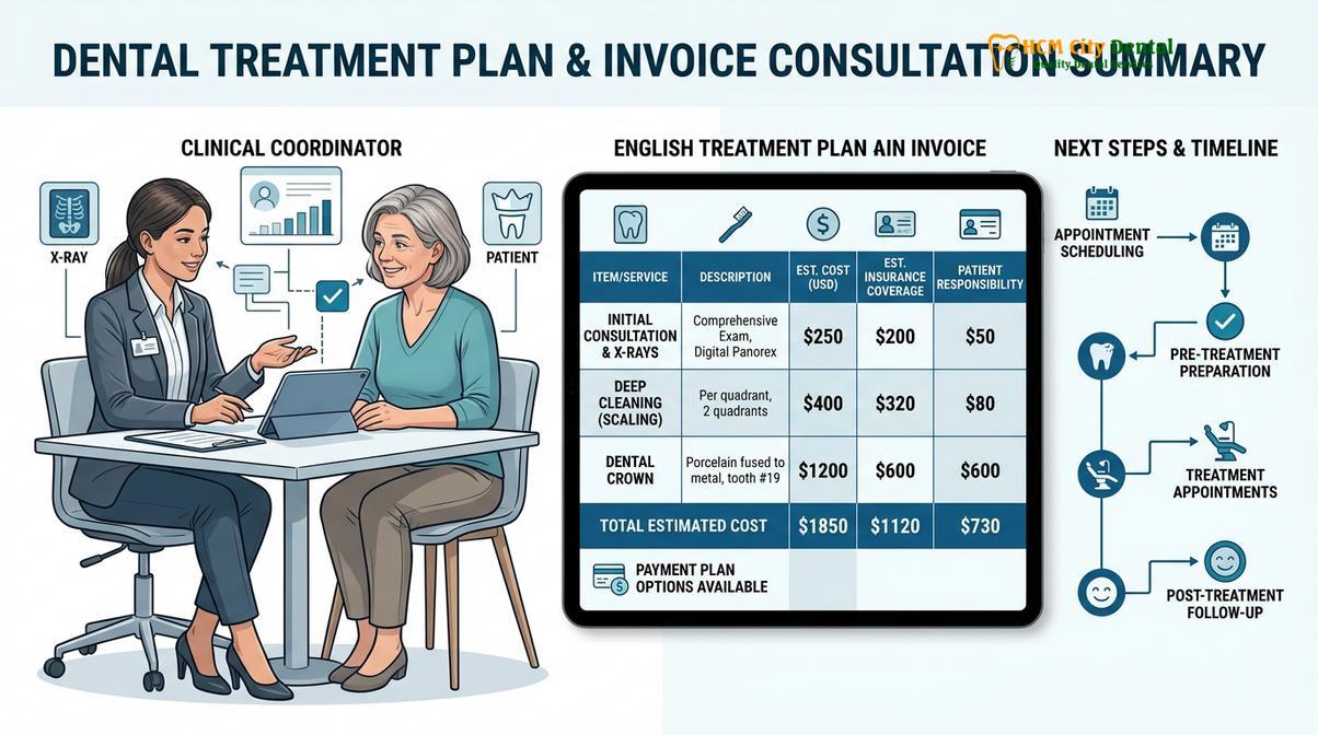Summary diagram of Dental Filling Cost Vietnam vs USA Australia