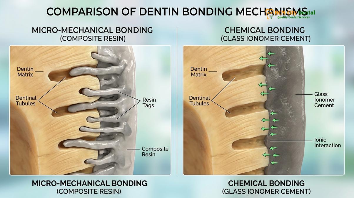 Clinical photography related to composite vs glass ionomer fillings kids