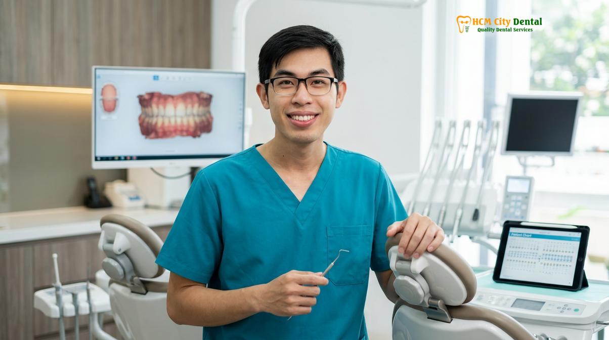 Dr. Nguyen Van Cuong DDS at HCMC Dental Clinic