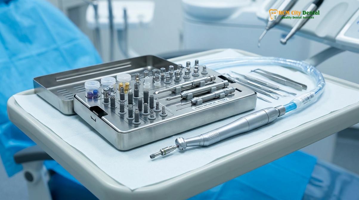 Clinical photography related to dental implant cost Vietnam vs Canada