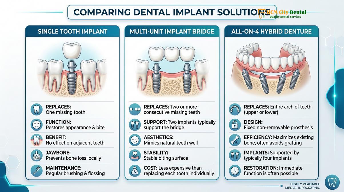 Summary diagram of dental implant cost Vietnam vs USA