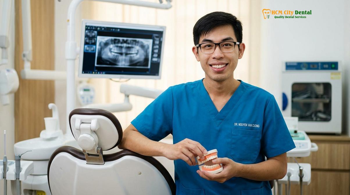 Dr. Nguyen Van Cuong DDS at HCMC Dental Clinic