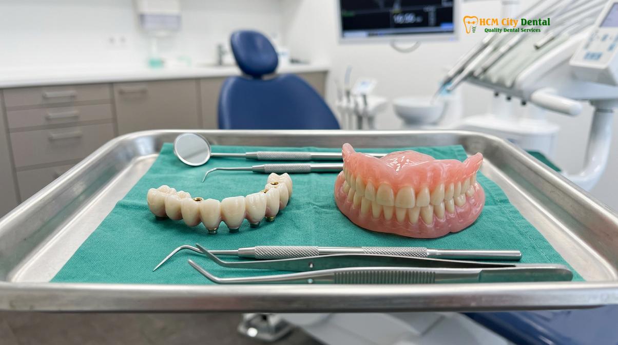 Clinical photography related to dental implants vs dentures