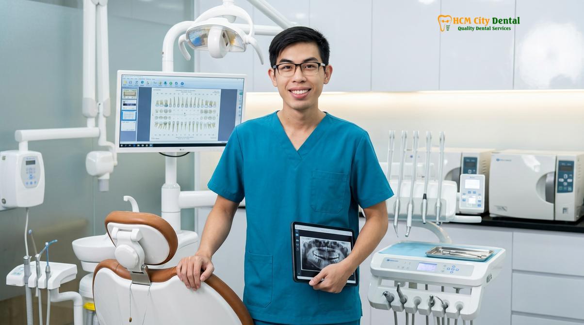 Dr. Nguyen Van Cuong DDS at HCMC Dental Clinic