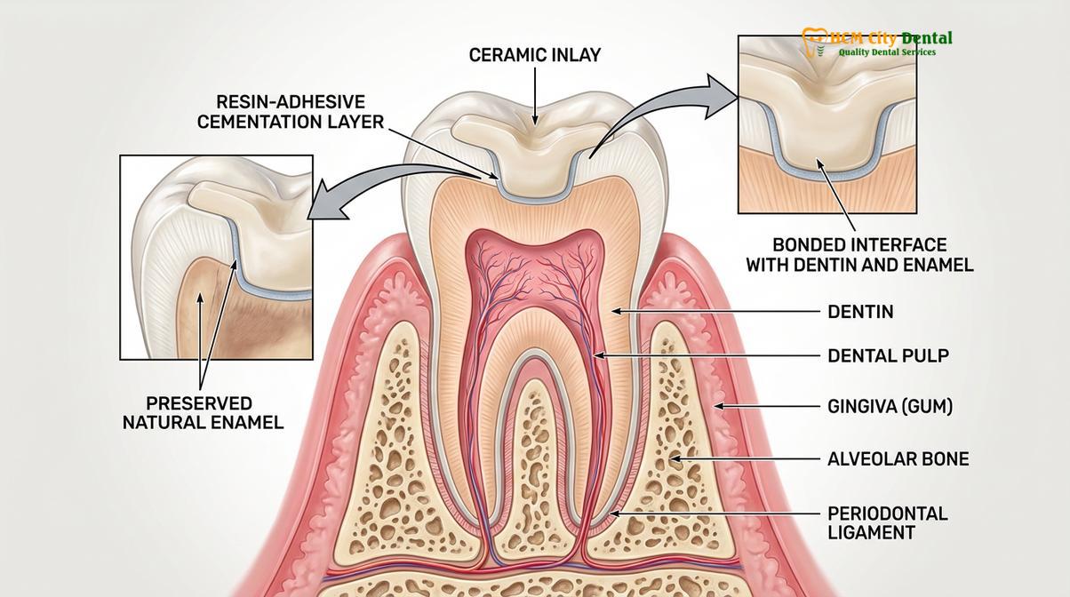 Visual description of dental inlay cost vietnam vs australia