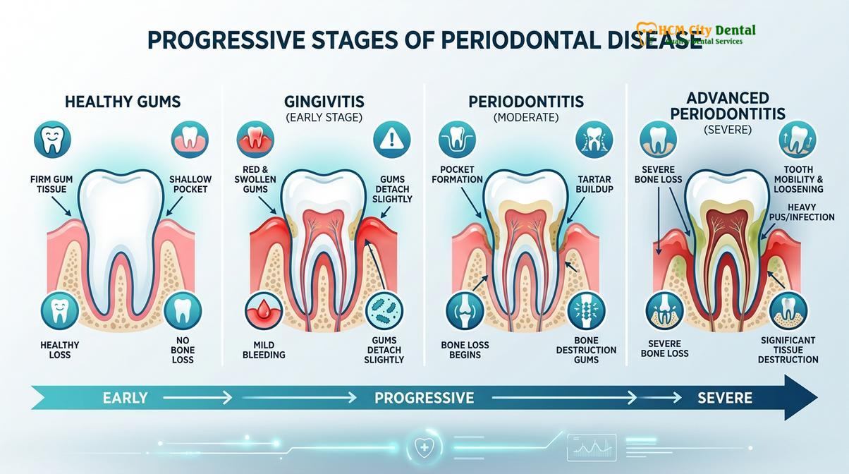 Summary diagram of dental insurance gum disease