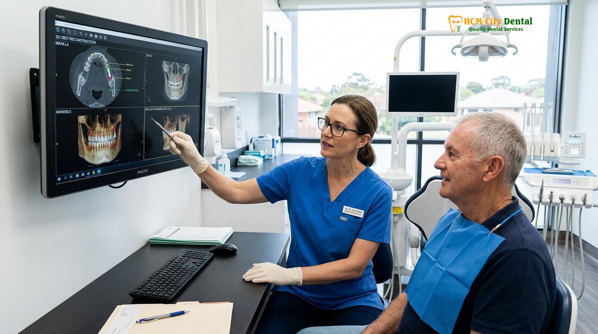 Visual illustration of dental savings for Australians Vietnam dental tourism
