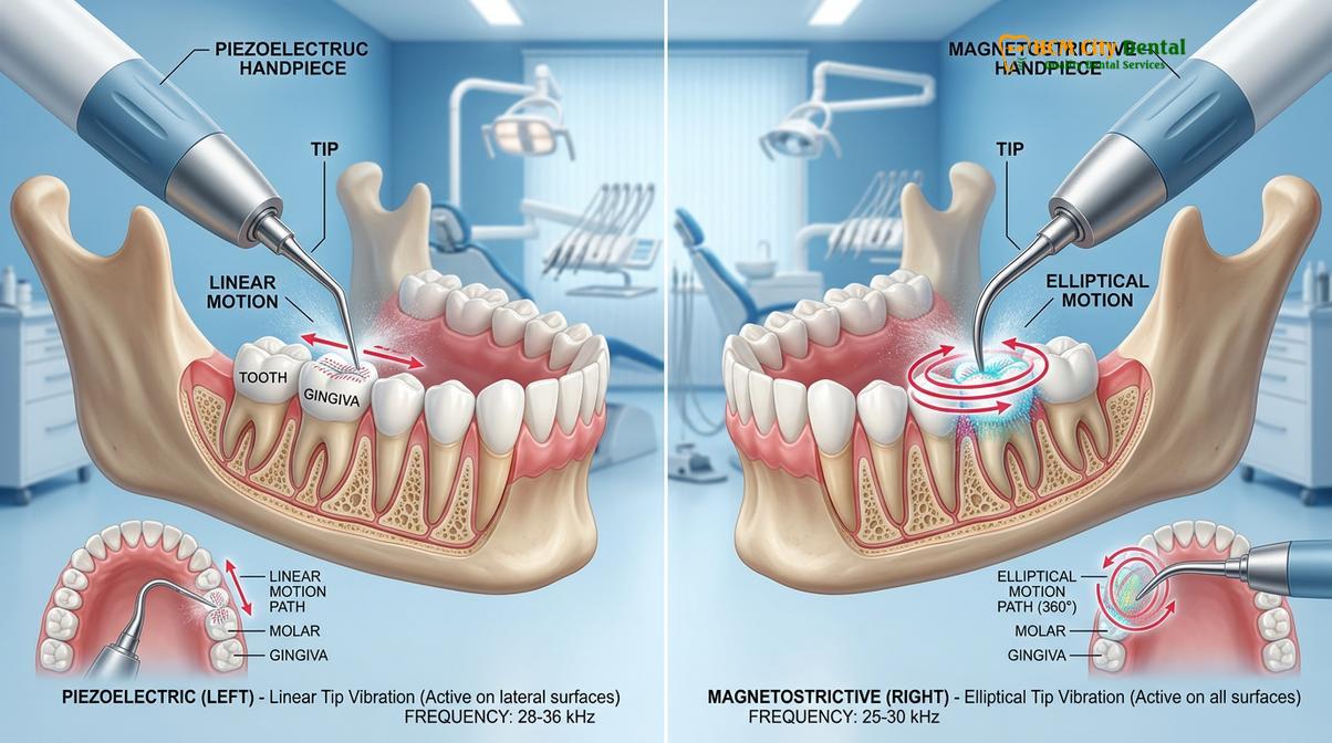 Clinical photography related to dental scaling